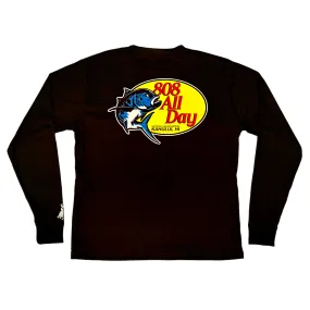 808ALLDAY Black Ulua Pro Performance Long Sleeve