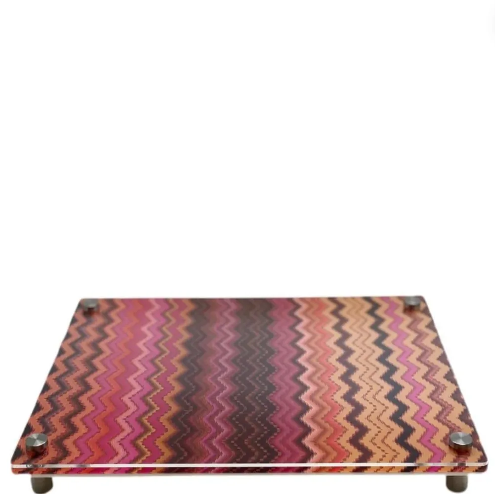 Acrylic Zig Zag Cheese Board with Legs