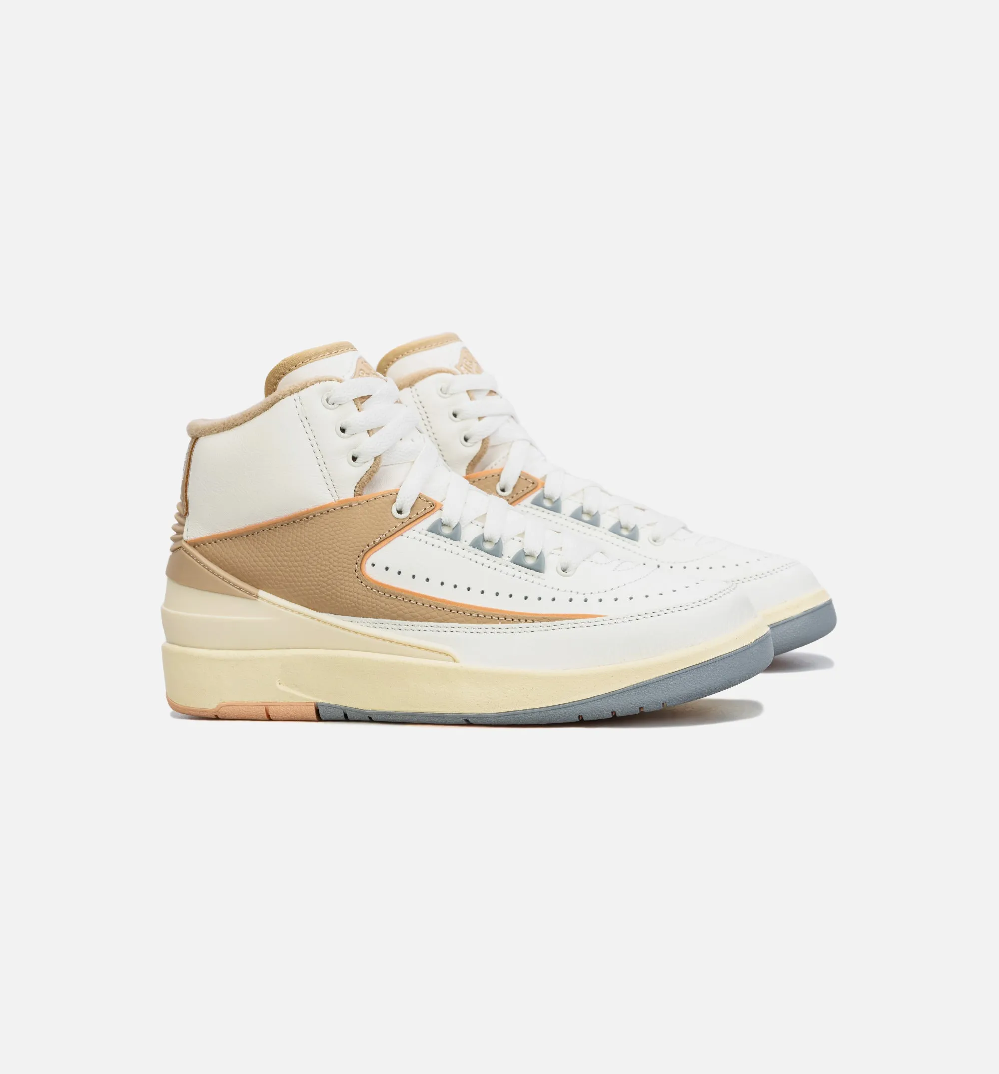 Air Jordan 2 Retro Muslin Womens Lifestyle Shoe - Beige/White