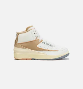 Air Jordan 2 Retro Muslin Womens Lifestyle Shoe - Beige/White