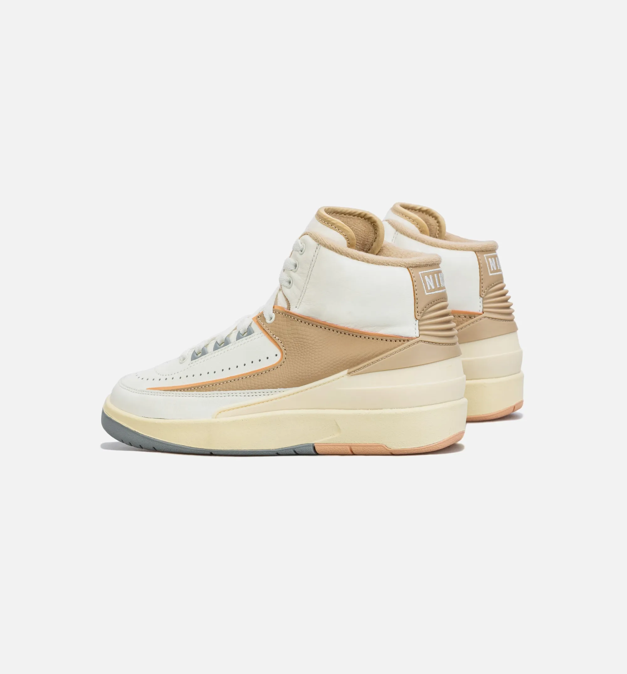 Air Jordan 2 Retro Muslin Womens Lifestyle Shoe - Beige/White