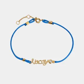 AJOA VACAY BLUE CORD BRACELET