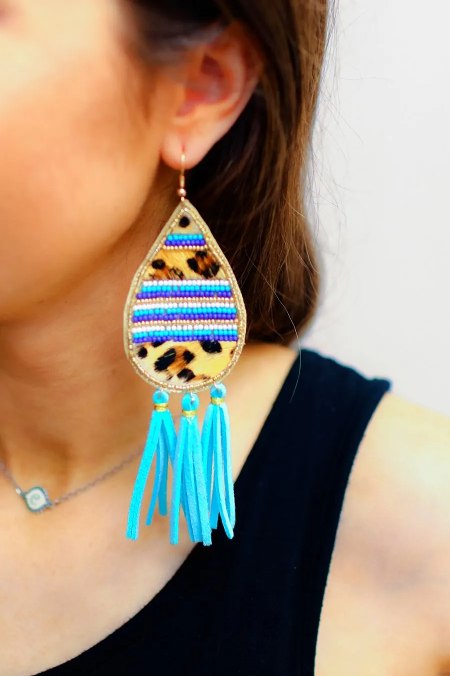 Ansley Tassel Drop Earrings