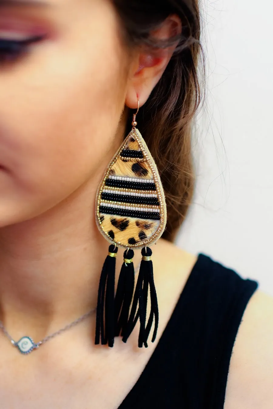 Ansley Tassel Drop Earrings