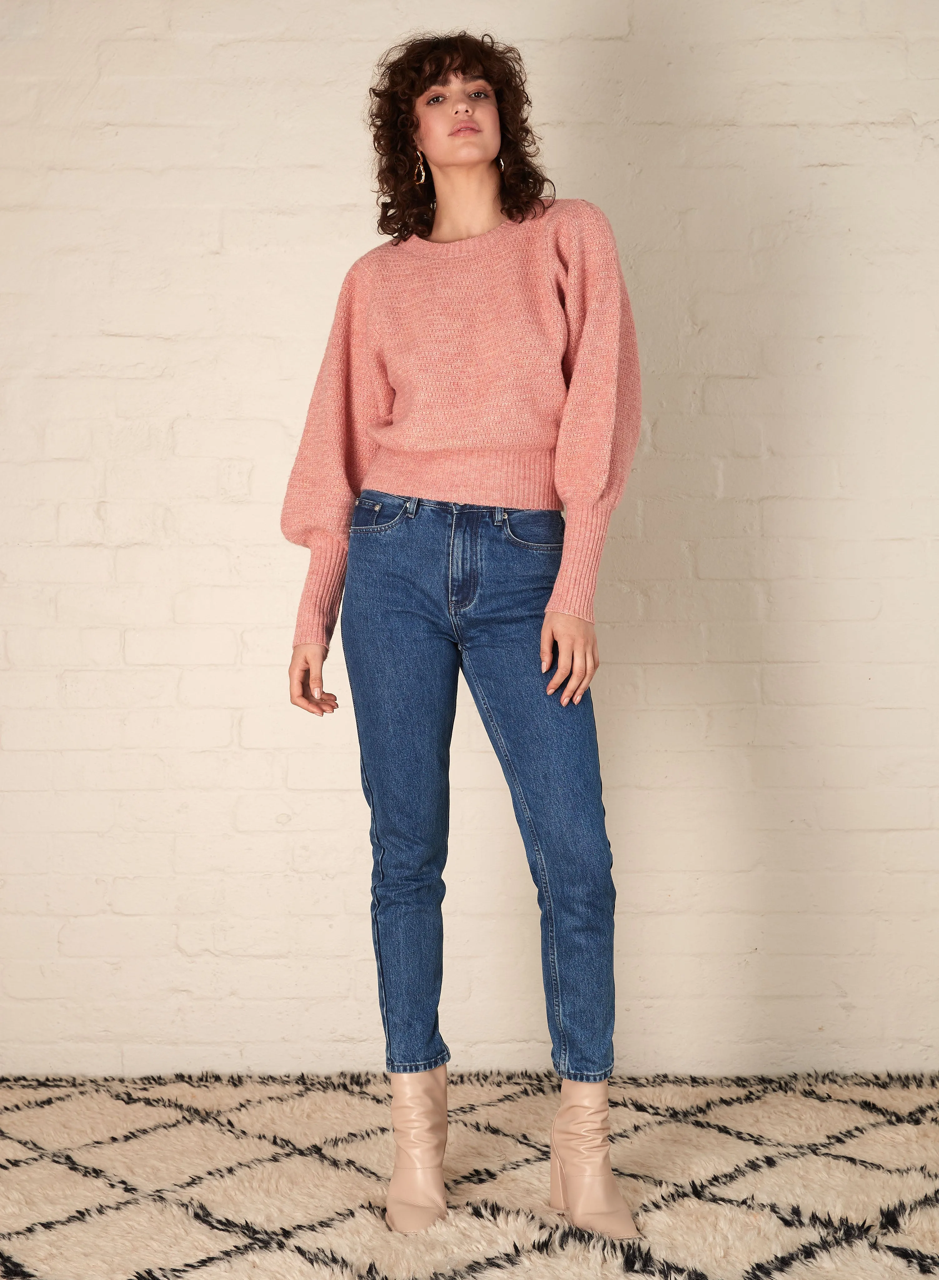 Arctic Jumper (Pink Marle)