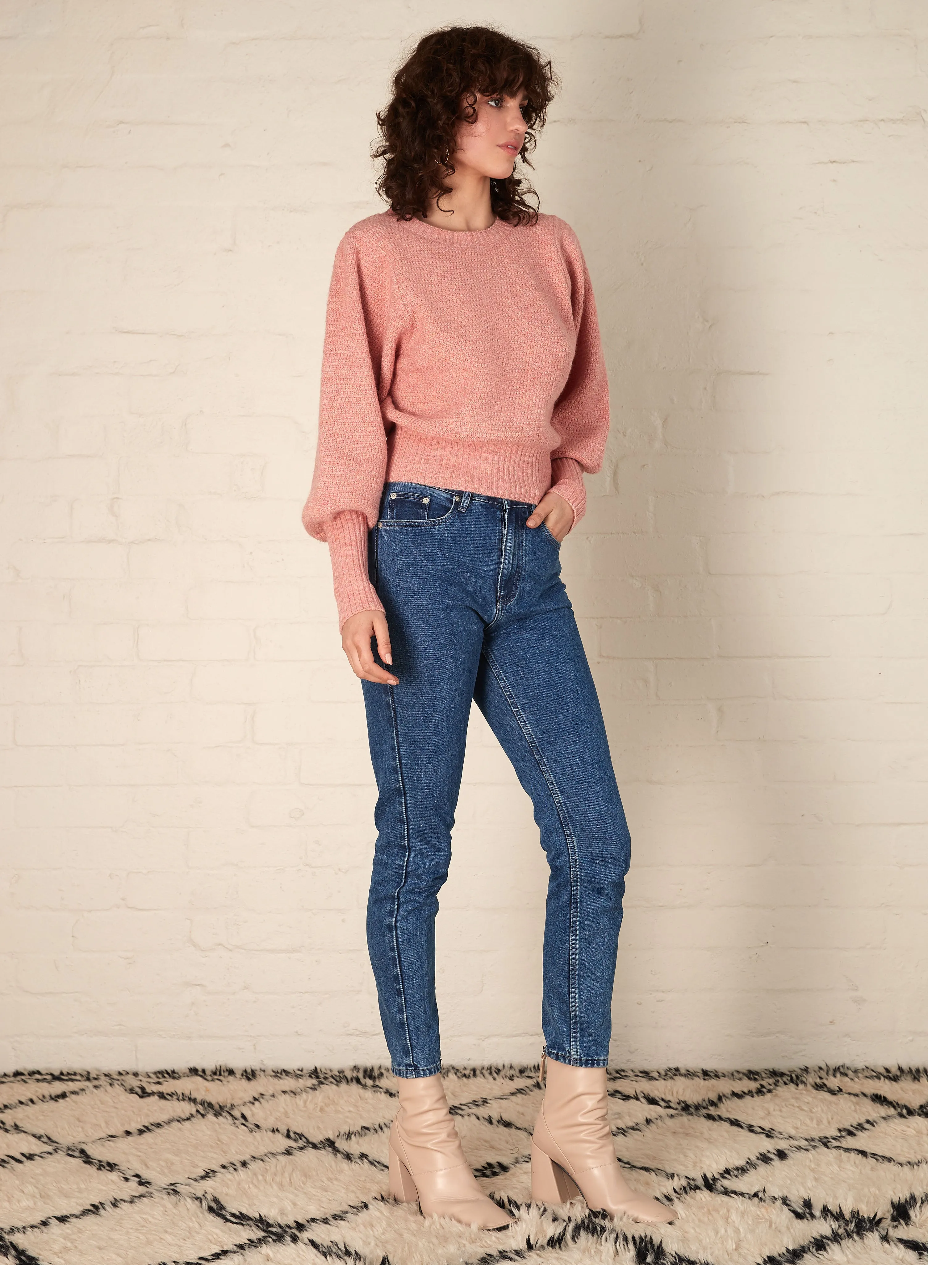 Arctic Jumper (Pink Marle)