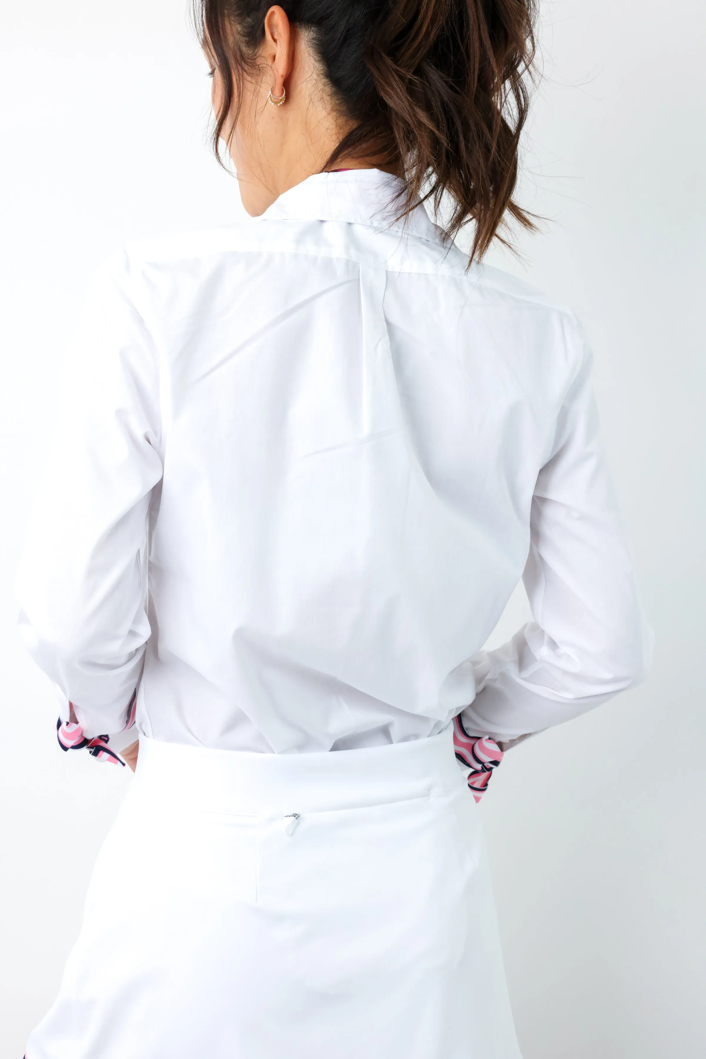 Audrey Ribbon French Cuff Shirt