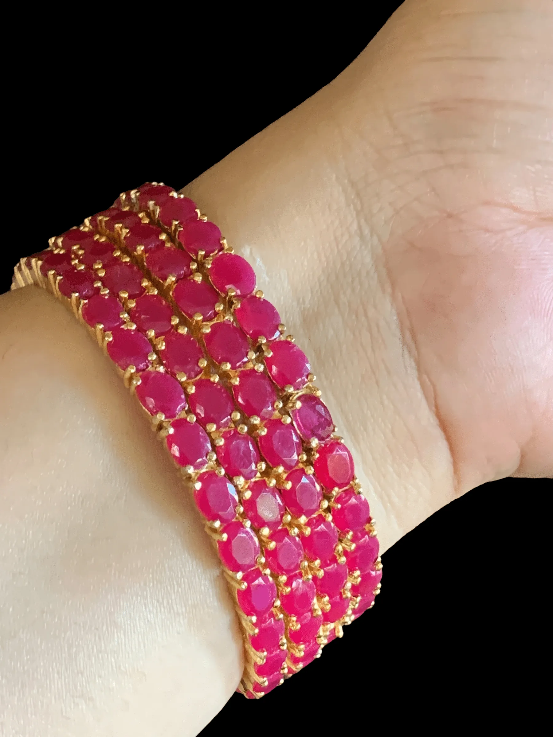 B59 cz  bangles set of 4 ( READY TO SHIP )