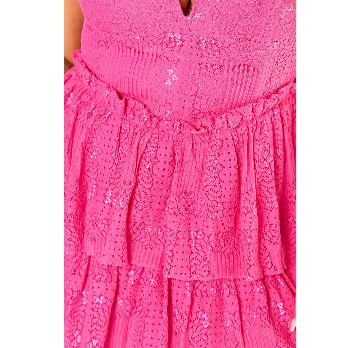 Buddy Love Women's Sissy Lace Mini Dress - Morning Glory