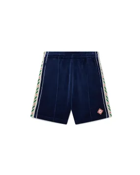 Casablanca Velor Laurel Shorts