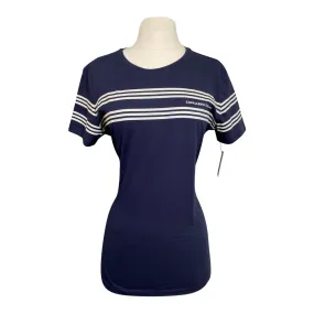 Cavalleria Toscana T-Shirt in Navy/Stripes - Women's XS