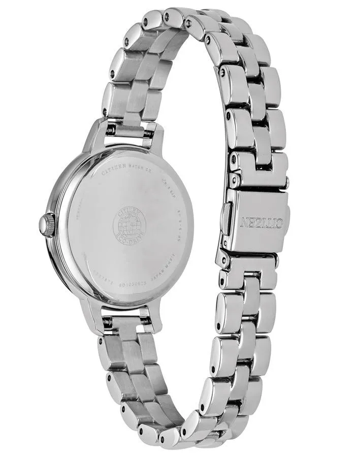 Citizen Eco-Drive Womens Chandler Watch - Stainless Steel - Bracelet - Date