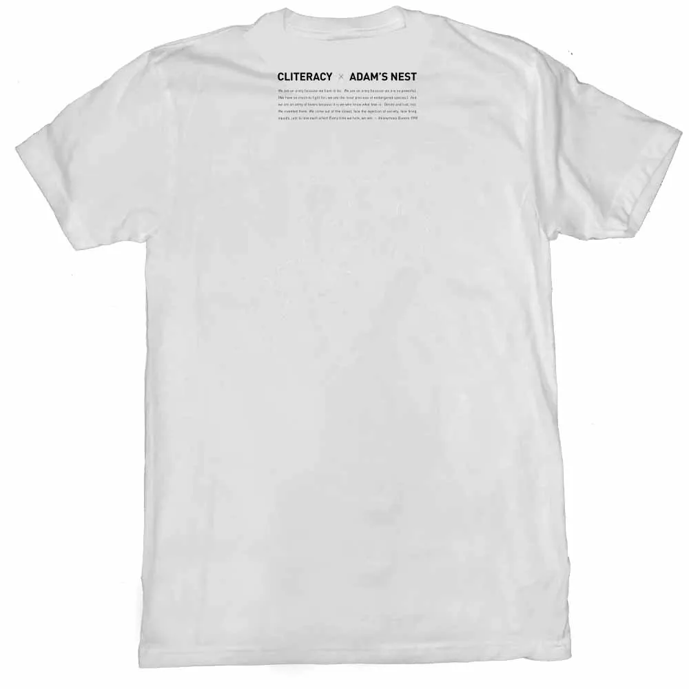 CLITERACY Eye Chart Unisex Fit T-Shirt