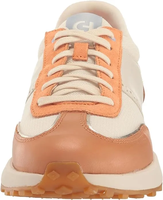 Cole Haan Grand Crosscourt Medow Runner Birch/Nylon Natural Tan/Tangerine Suede