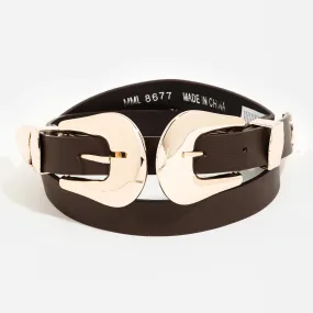 Conrad Double Buckle Belt