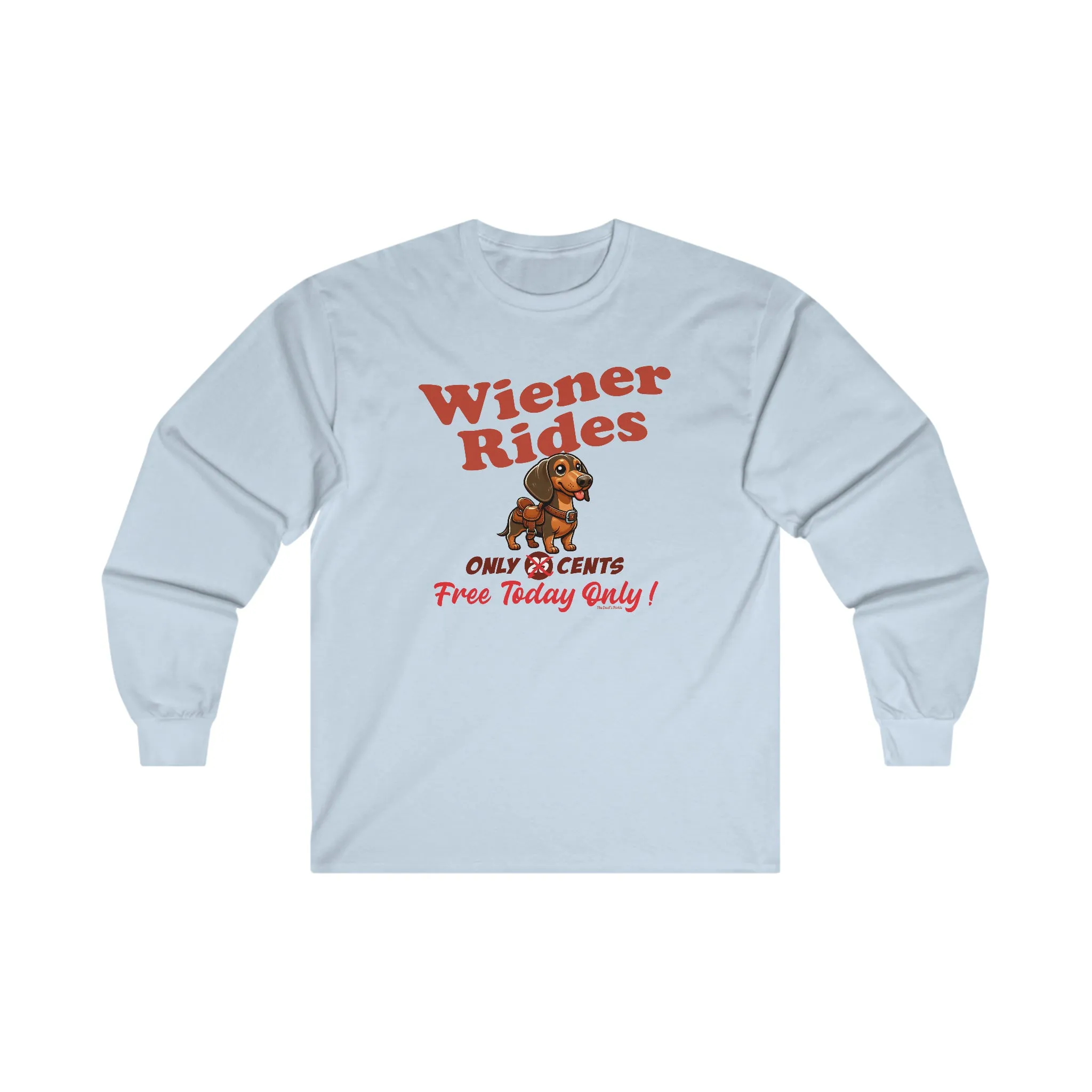 Free Wiener Rides Long Sleeve Tee