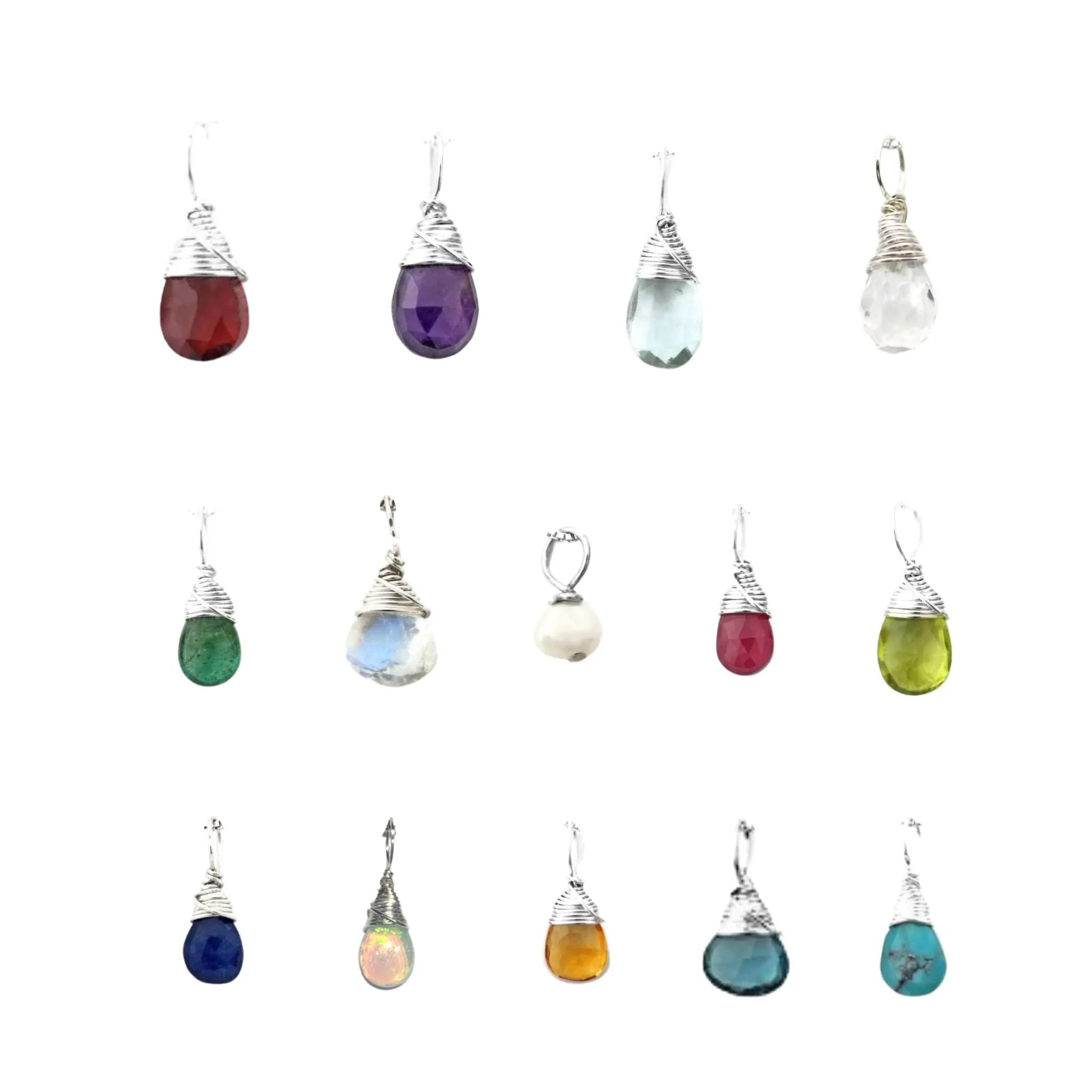 Genuine Birthstone Charms Only - no chain