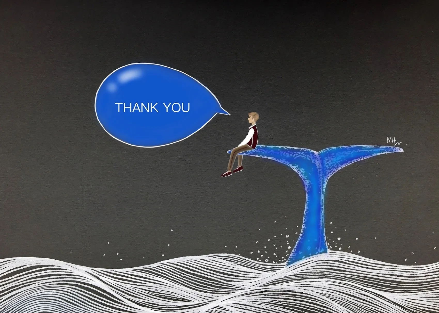 Gigantic Thank You (His) Greeting Card