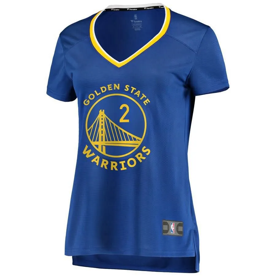 Golden State Warriors Willie Cauley-Stein Fanatics Branded Replica Fast Break Player Icon Jersey Womens - Blue | Ireland Z3171Z7