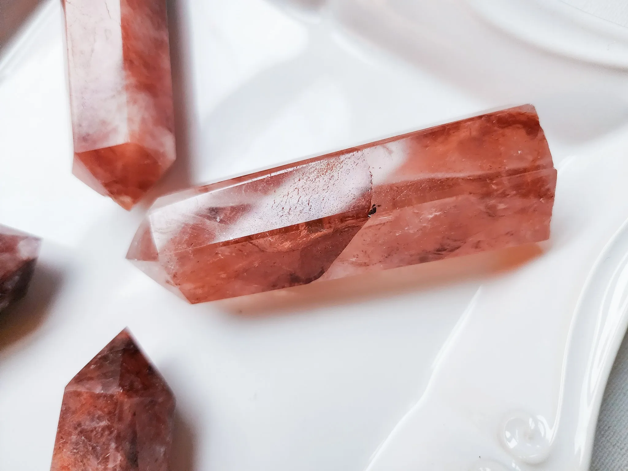 Hematoid (Fire) Quartz Point