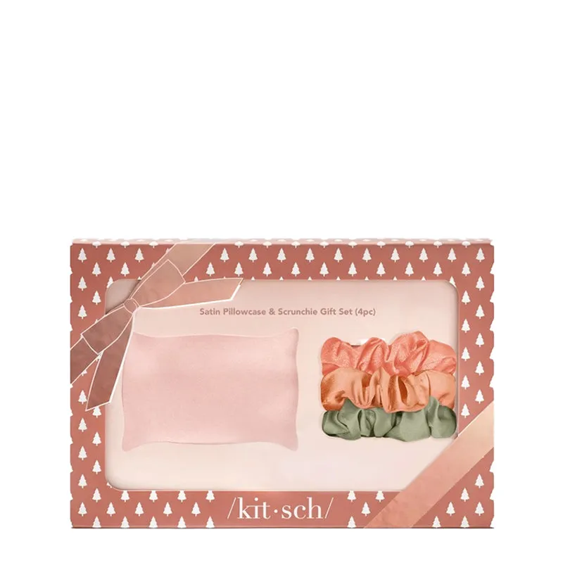 KITSCH | Satin Pillowcase & Scrunchie 4pc Gift Set