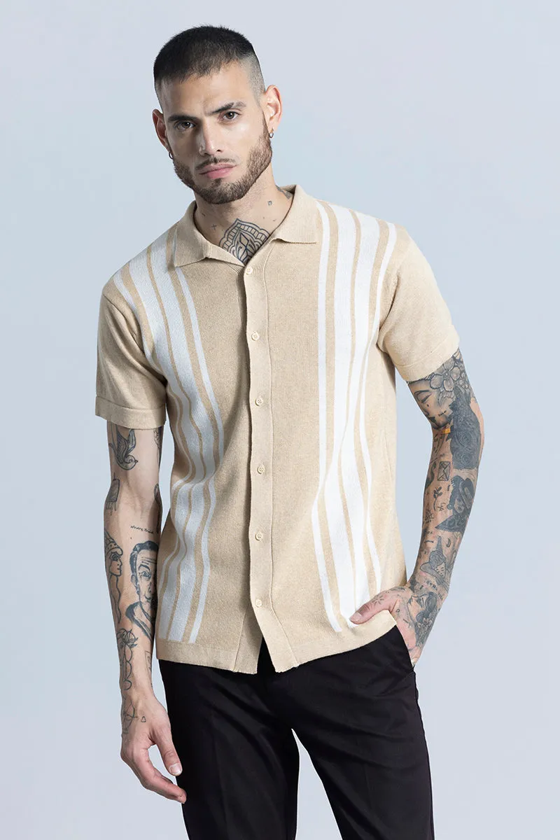 Knitline Beige Shirt