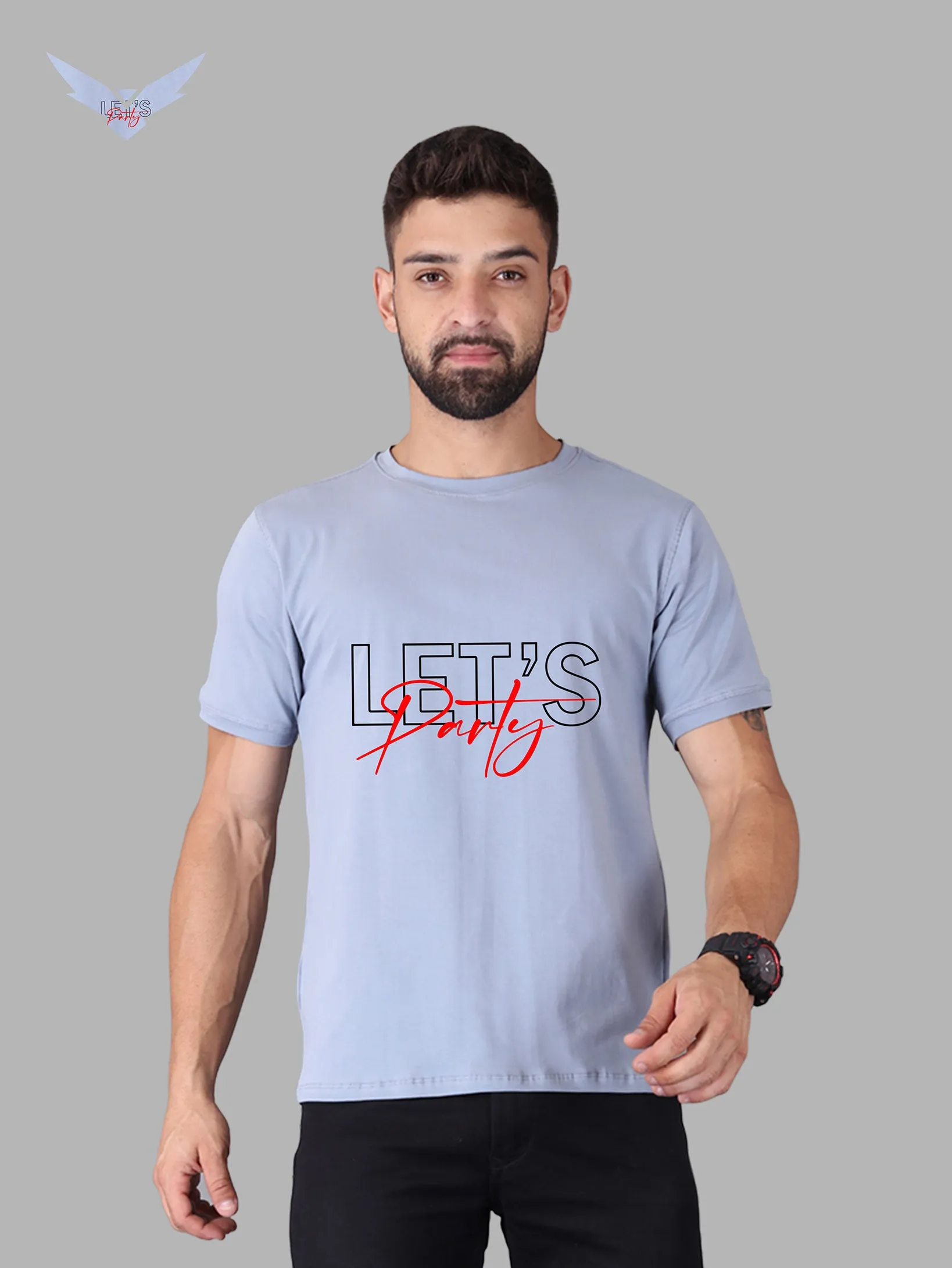 Let's Party Crew neck T-Shirt