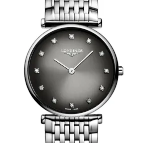 Longines La Grande Classique 29MM Gradient Grey Dial Diamond Markers Watch L45124776