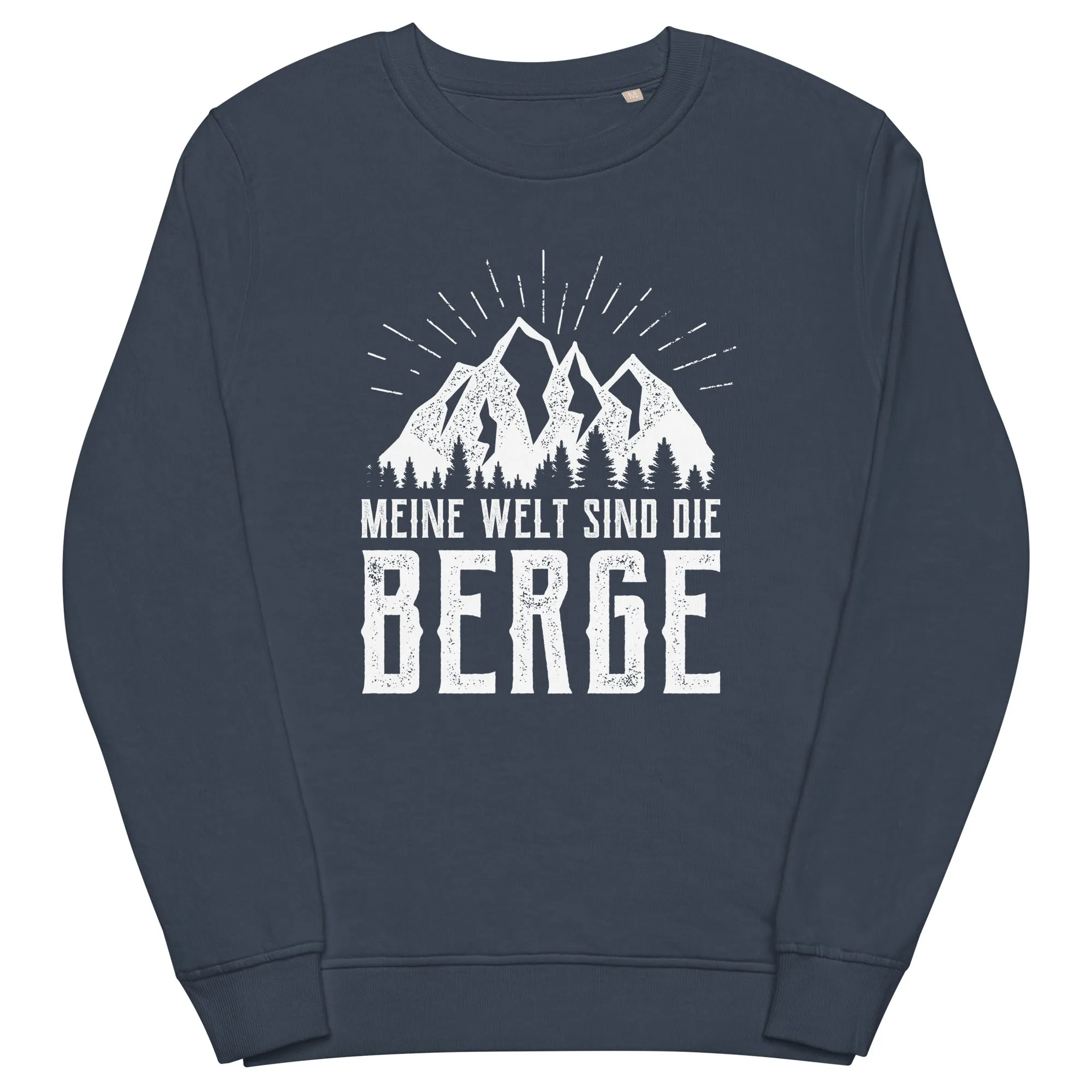 Meine Welt sind die Berge - Unisex Premium Organic Sweatshirt