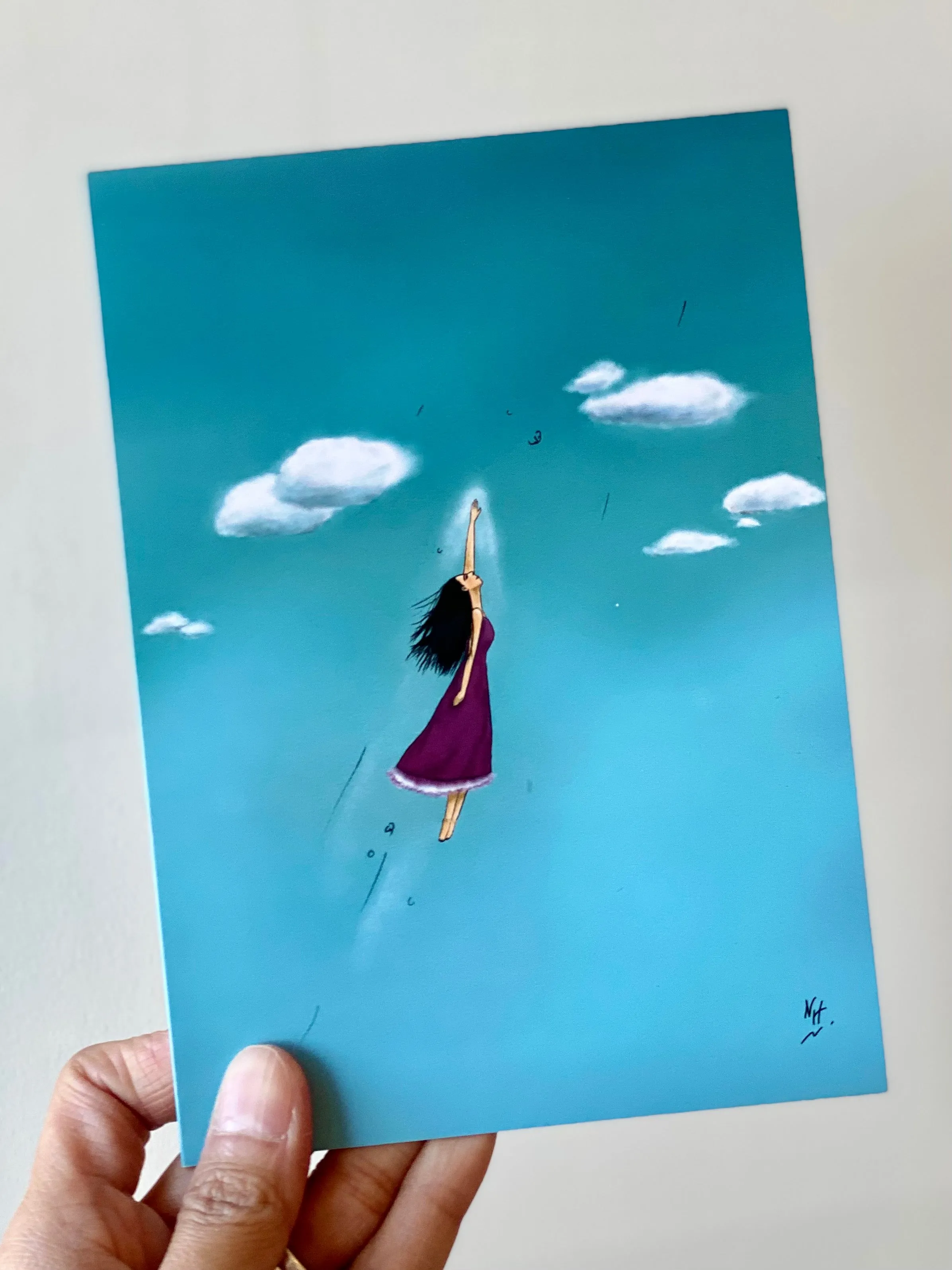 My Invisible Wings: Greeting Card