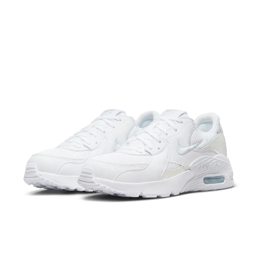 NIKE WOMEN'S AIR MAX EXCEE TRIPLE WHITE SHOES