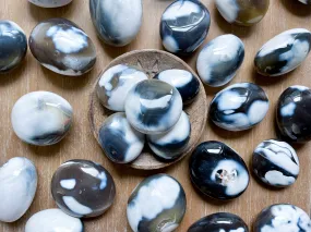 Ocean Orca Agate Palm Stone