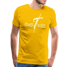 Power in God Graphic Text Style Mens Classic T-Shirt