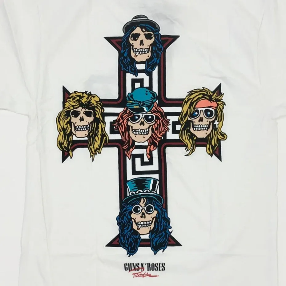 PRIMITIVE x Guns N' Roses Cross Graphic T-Shirt - White