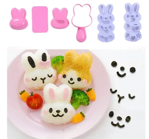 Rabbit Rice Mould Set