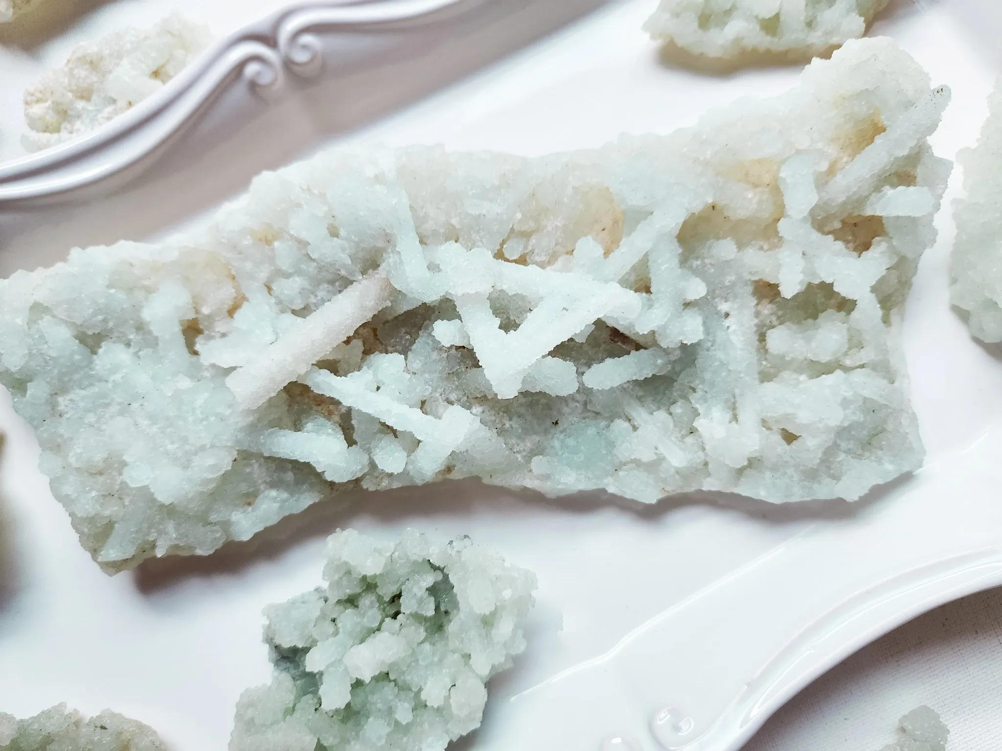 Raw Druzy Prehnite || Pakistan