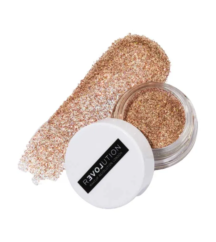 Revolution Relove - *Euphoric* - Glitter iridiscente multiusos - Gold Star