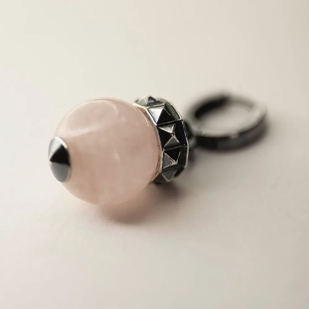 Rose Quartz earring