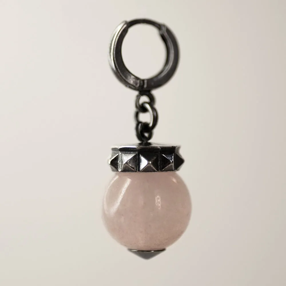 Rose Quartz earring