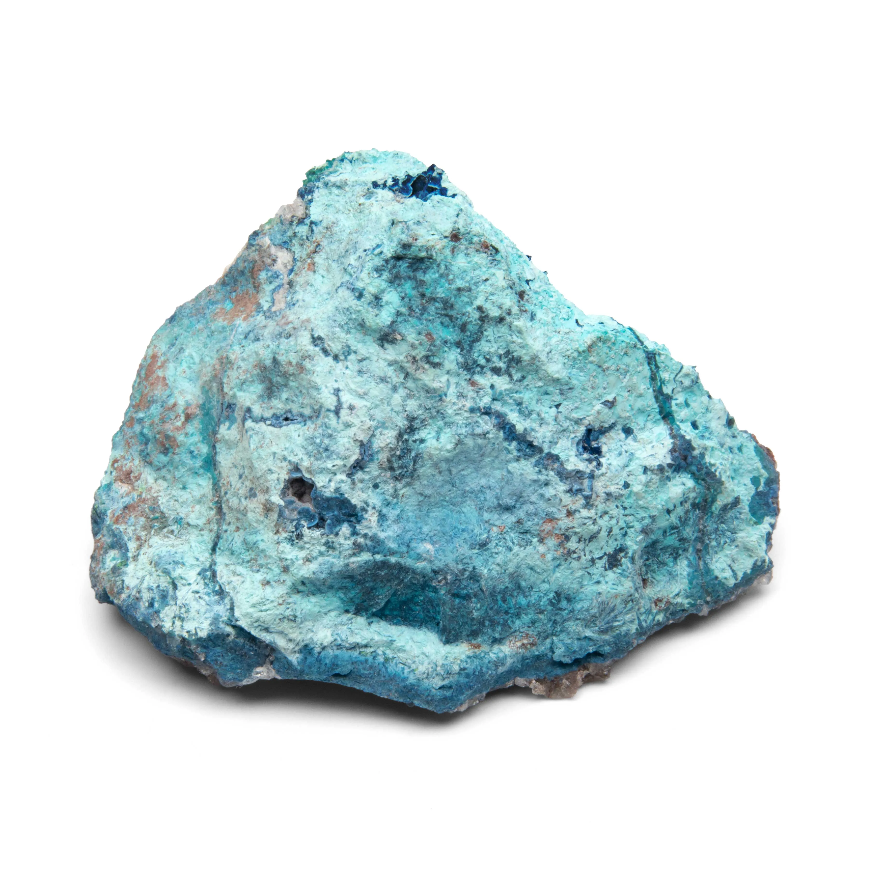 Shattuckite w/ Chrysocolla & Drewsy Quartz - Natural