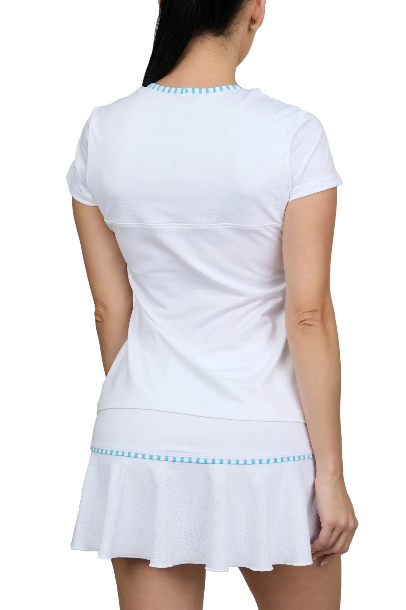 Short Sleeve - White Racquet - Sale