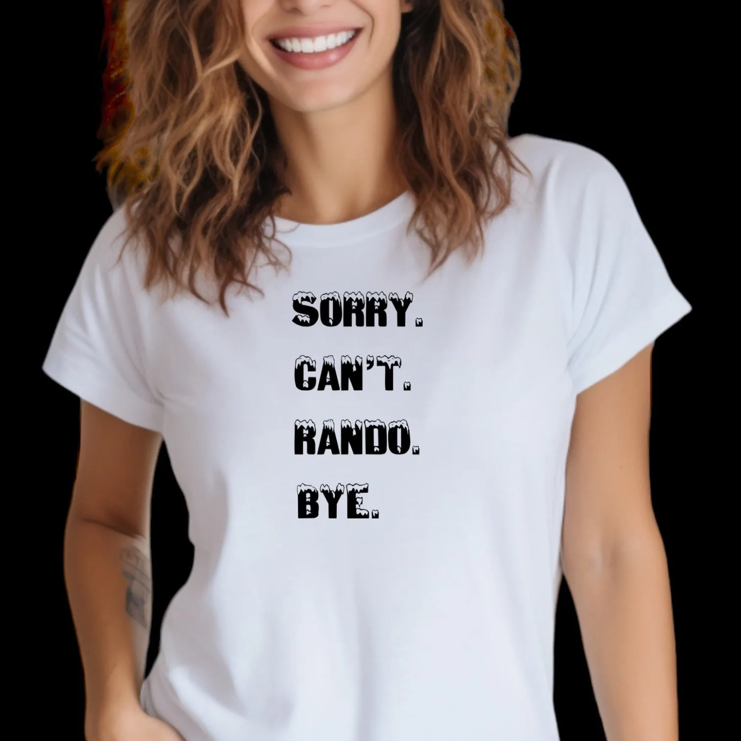 Sorry.Can't. Rando. Bye. - Randonnee t-skjorte unisex ski-skjorte