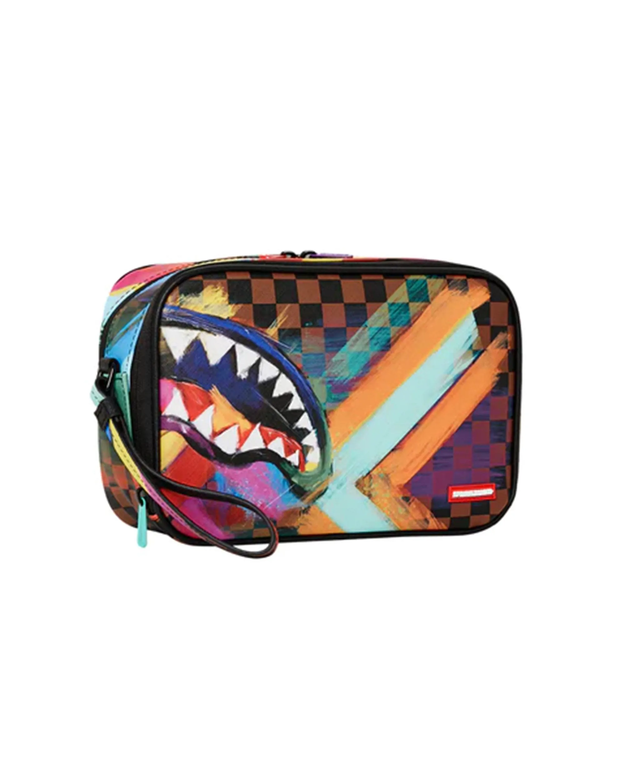 Sprayground Sharks In Paint Toiletry Brick