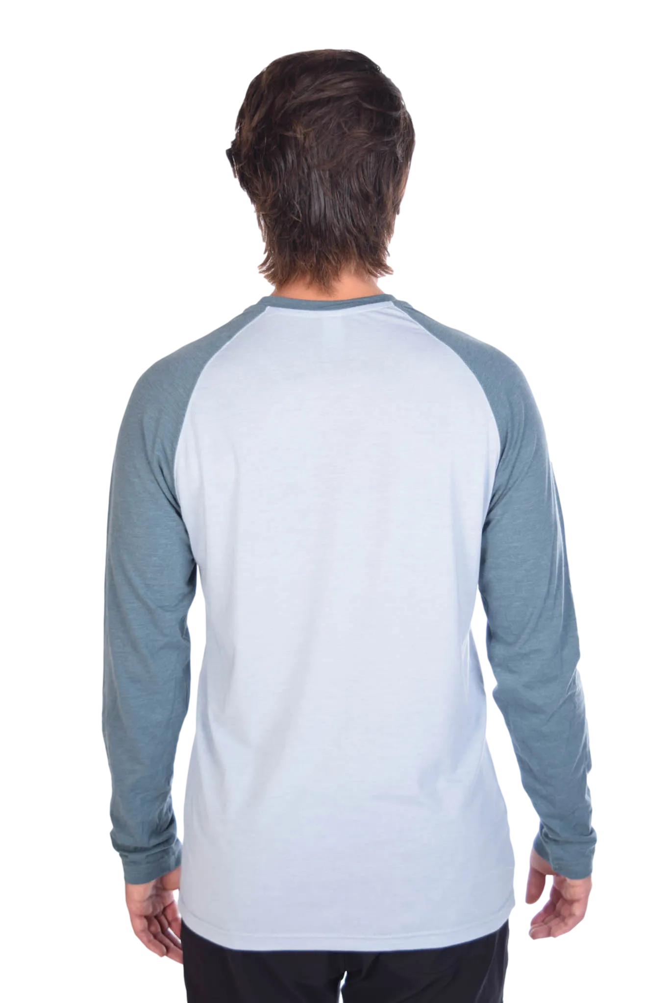 Sri Yantra on Long-Sleeve Men's Raglan