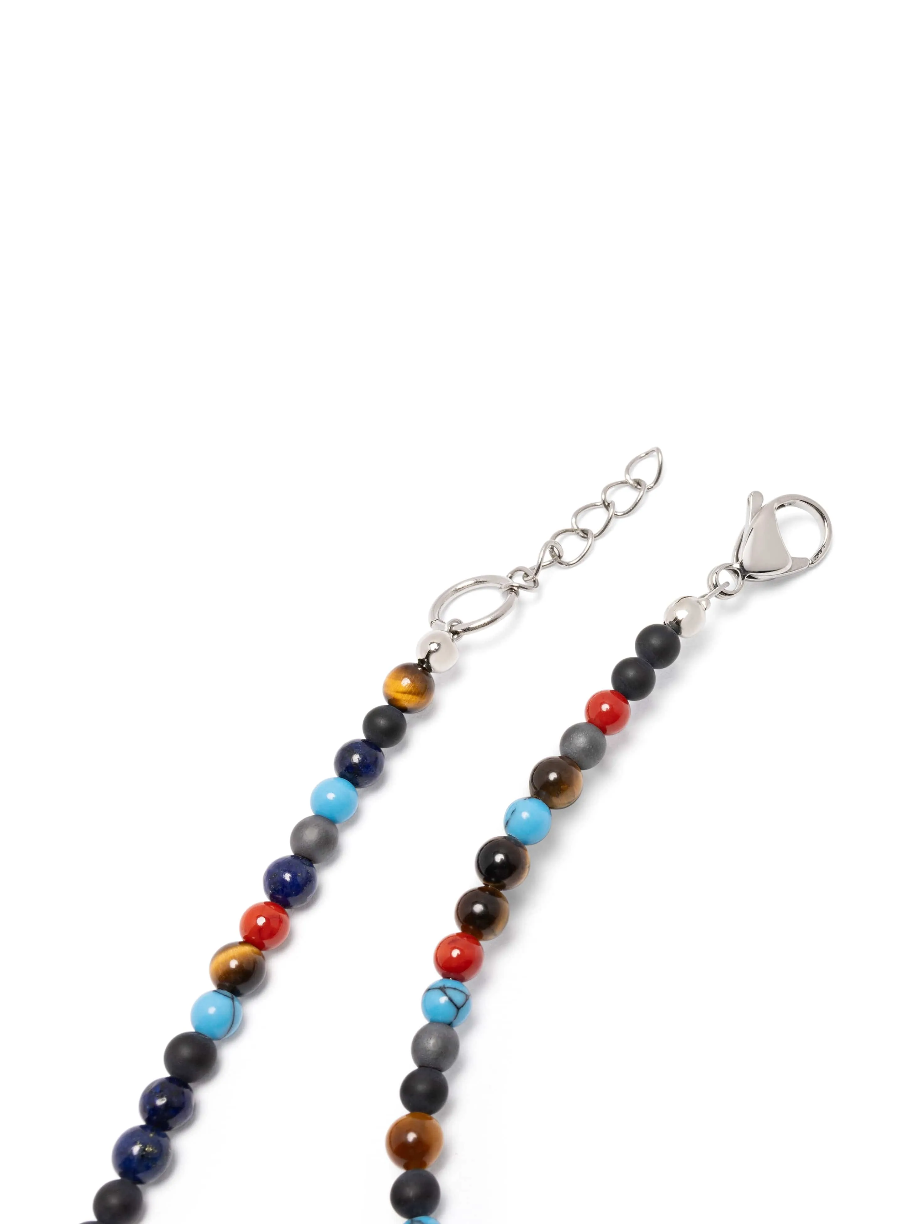 The Mykonos Collection - Turquoise, Red Glass Beads, Blue Lapis, Hematite, and Onyx