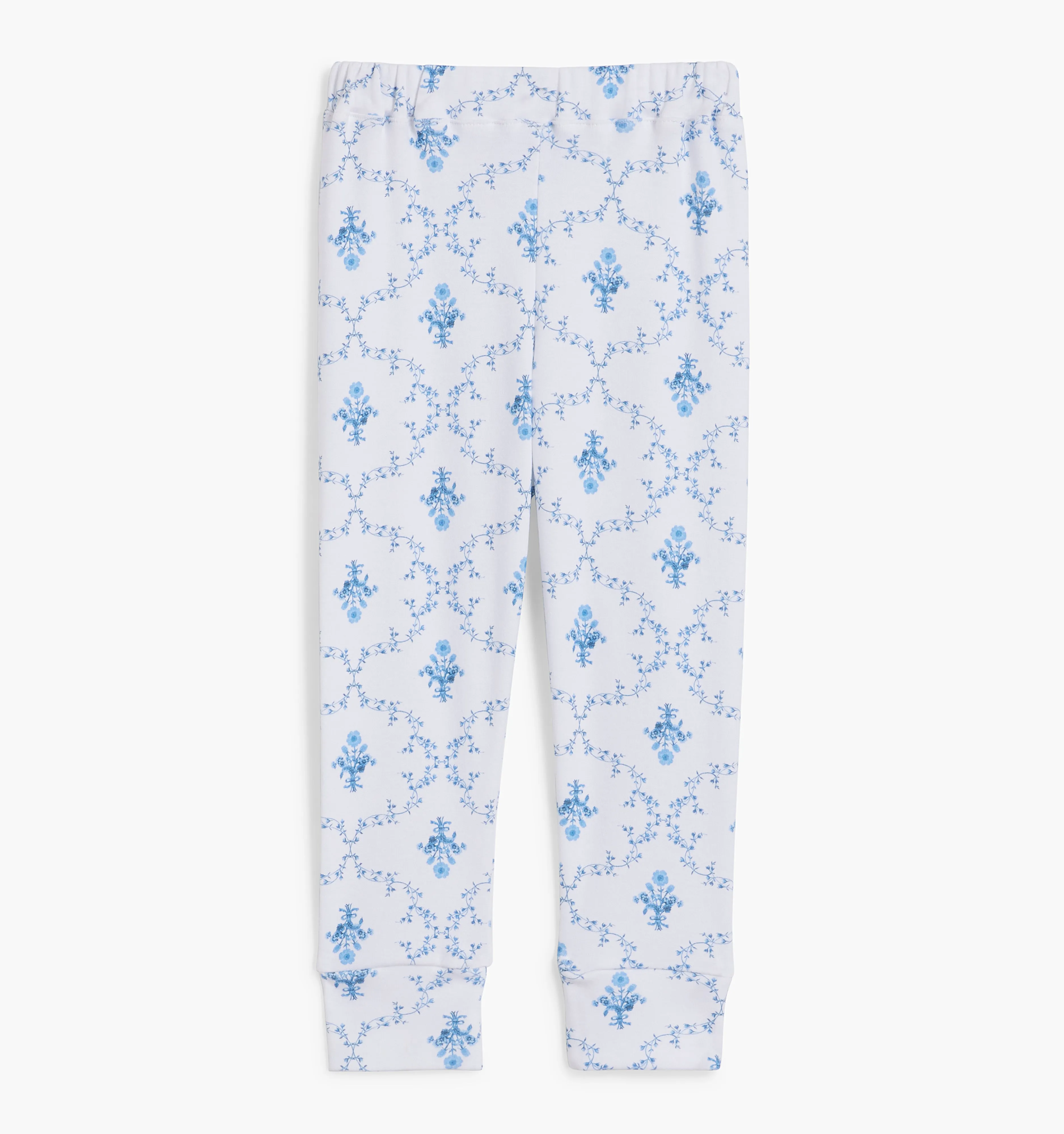 The Tiny PJ Set - Blue Trellis