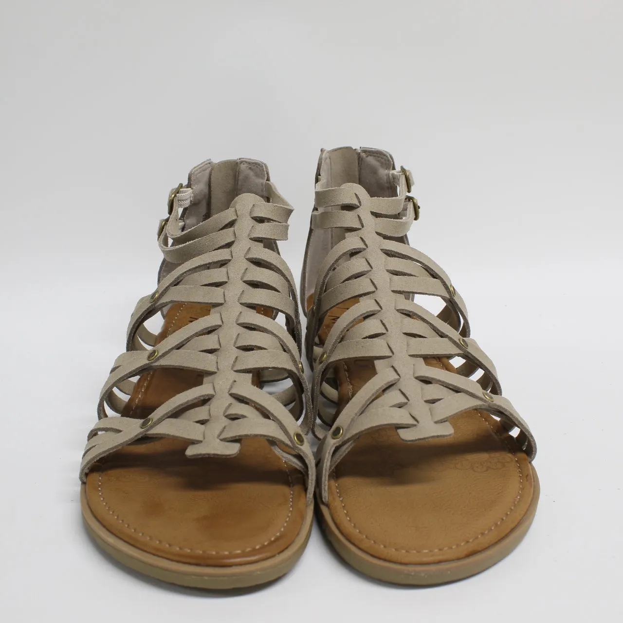 Womens Blowfish Malibu Bloomy Weave Sandals Taupe Uk Size 7