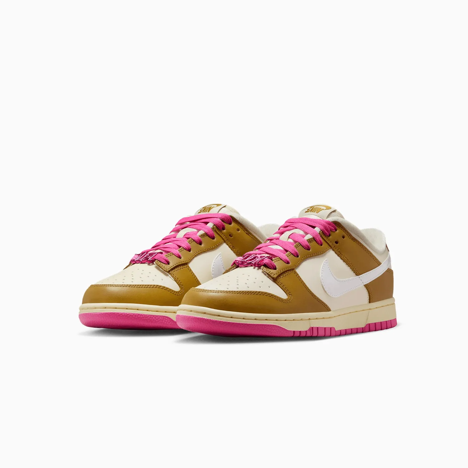 Women's Dunk Low SE "Just Do It Bronzine Playful Pink"