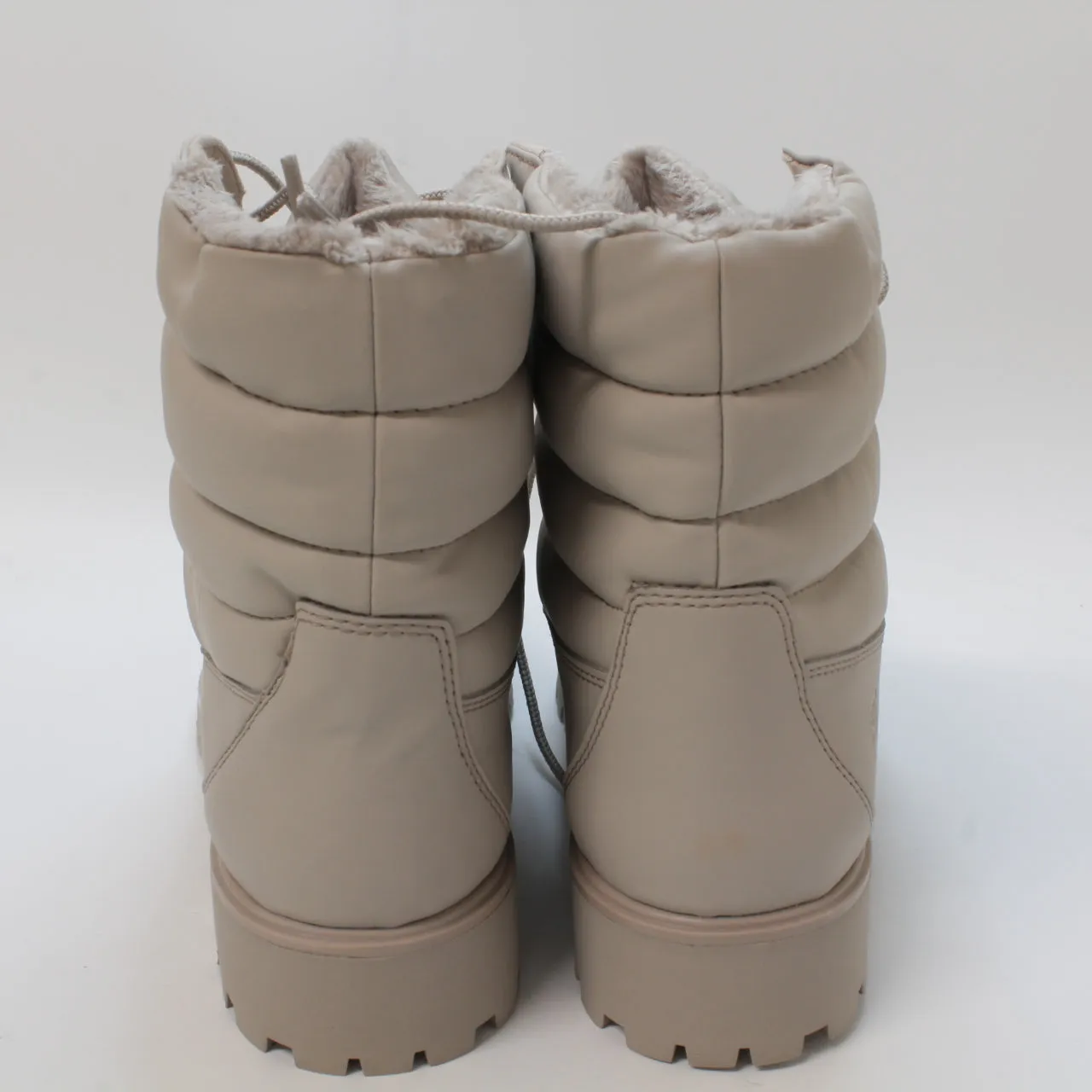 Womens Timberland Lyonsdale Puffer Boots Pure Cashmere Uk Size 8.5